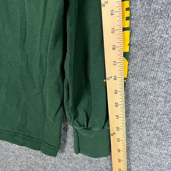 VINTAGE Men In Green Packer Go Green‎ Bay Sweatshirt Men Size XL - Picture 7 of 9